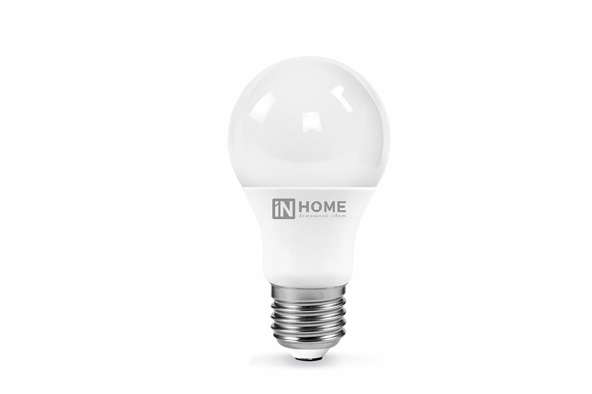 Лампа светодиодная LED-A60-VC 15Вт 230В Е27 6500К 1350Лм IN HOME