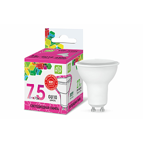 Лампа светодиодная LED-JCDRC-standard 7.5Вт 230В GU10 3000К 675Лм ASD