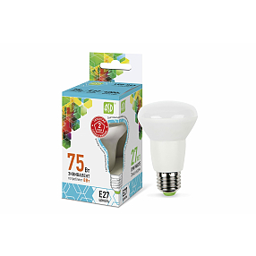 Лампа светодиодная LED-R63-standard 8Вт 230В Е27 4000К 720Лм ASD