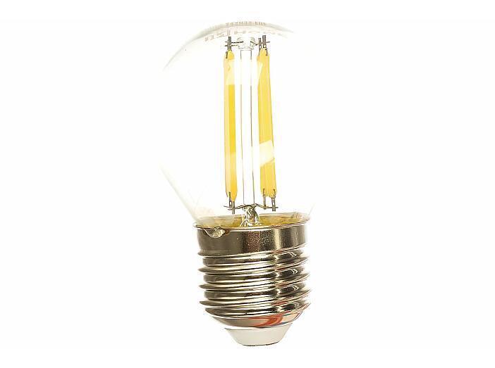 Лампа светодиодная LED-ШАР-deco 7Вт 230В Е27 4000К 630Лм прозрачная IN HOME