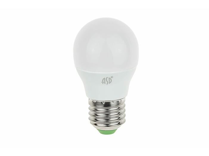 Лампа светодиодная LED-ШАР-standard 3.5Вт 230В Е27 4000К 320Лм ASD