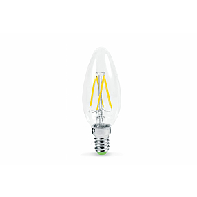 Лампа светодиодная LED-СВЕЧА-deco 9Вт 230В Е14 3000К 810Лм прозрачная IN HOME
