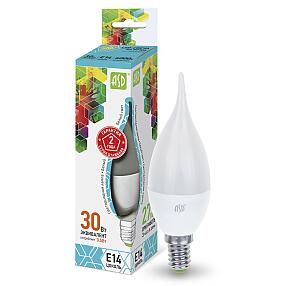 Лампа светодиодная LED-СВЕЧА НА ВЕТРУ-standard 3.5Вт 230В Е14 4000К 320Лм ASD