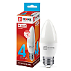 tumb 1 - Лампа светодиодная LED-СВЕЧА-VC 4Вт 230В Е27 4000К 360Лм IN HOME