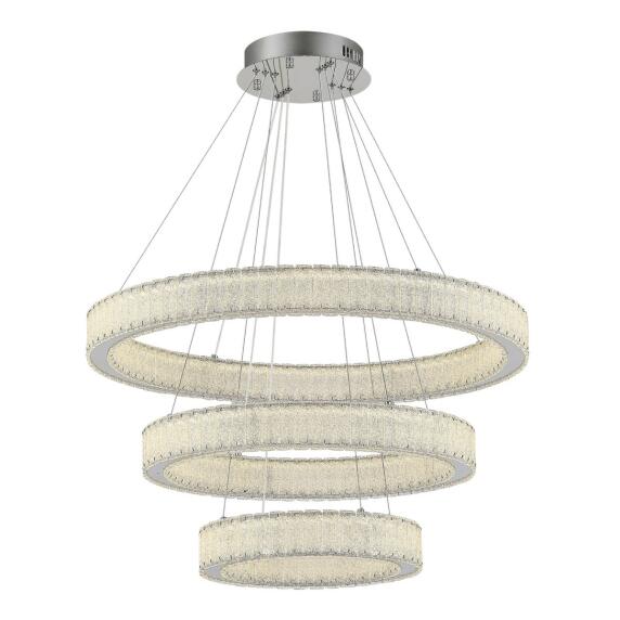 Люстра подвесная ST-Luce Хром/Хром LED 3*95W 3000K