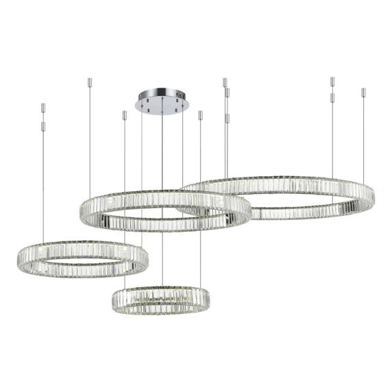 Люстра подвесная ST-Luce Хром/Прозрачный LED 1*190W 4000K