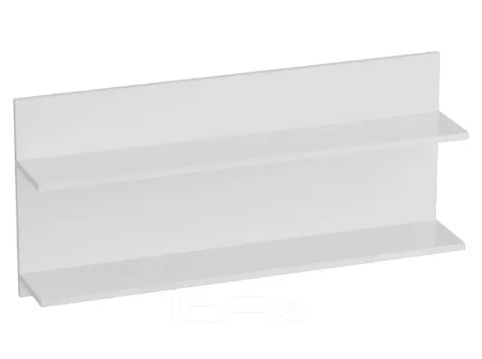 Полка "Кёльн" 980 Белый Аляска / Белый глянец