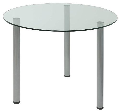 Стол круглый Oss Прозрачный стол обеденный круглый oss прозрачный
