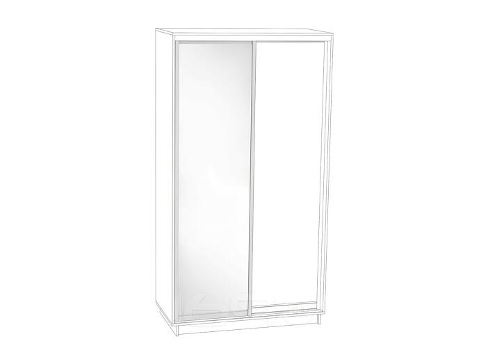 Дверь-купе DC Reflex/МатХром 2200*600