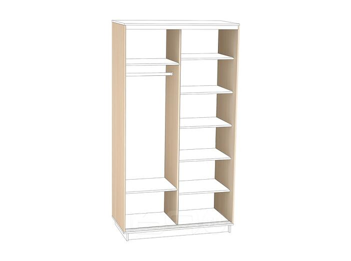 Комплект боковых элементов шкафа-купе D2/D3 Дуб молочный 2200*600