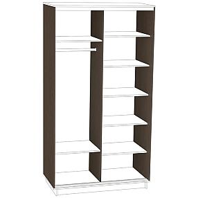 Комплект боковых элементов шкафа-купе D2/D3 Чёрное дерево 2200*600