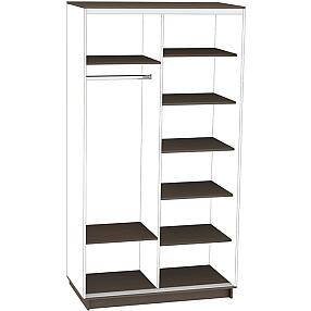 Комплект внутренних элементов шкафа-купе D2 Чёрное дерево 1200*600