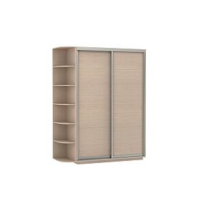 Шкаф-купе D2-04 Дуб молочный глубиной 600 мм