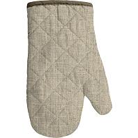Прихватка-рукавица рогожка 18х33 "Wenge" sand