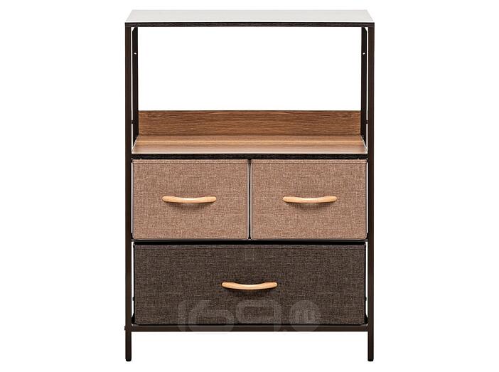 Комод Leset Локи 3 ящ., Коричневый
