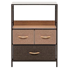 Комод Leset Локи 3 ящ., Коричневый