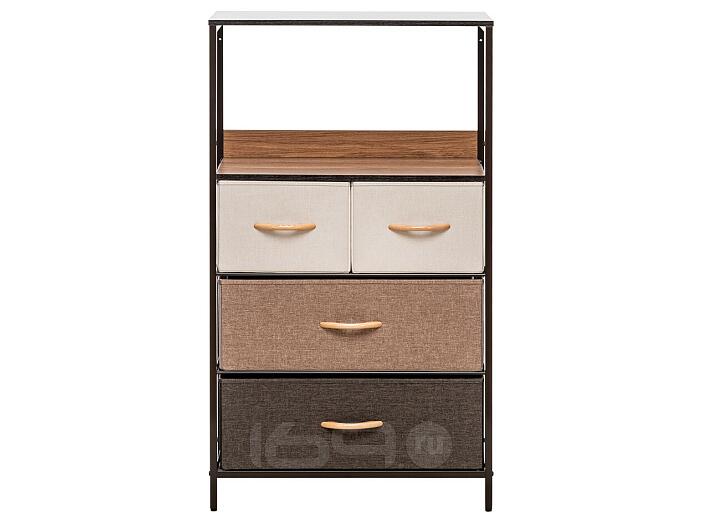 Комод Leset Локи 4 ящ., Коричневый, Бежевый