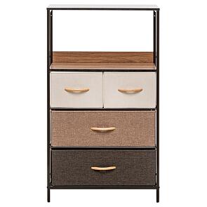 Комод Leset Локи 4 ящ., Коричневый, Бежевый