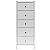 Комод Leset Нирита/Хайди, 5 ящиков, Белый