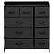 Комод Leset Ноа 9 ящиков Тёмно-серый