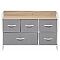 Комод Leset Ноа широкий Светло-серый
