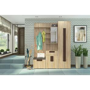 Прихожая Бостон Дуб сонома/ Kolej 536 (Искусственная кожа)