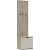 Марвэл Тумба с вешалкой (Кашемир, Дуб Крафт серый)