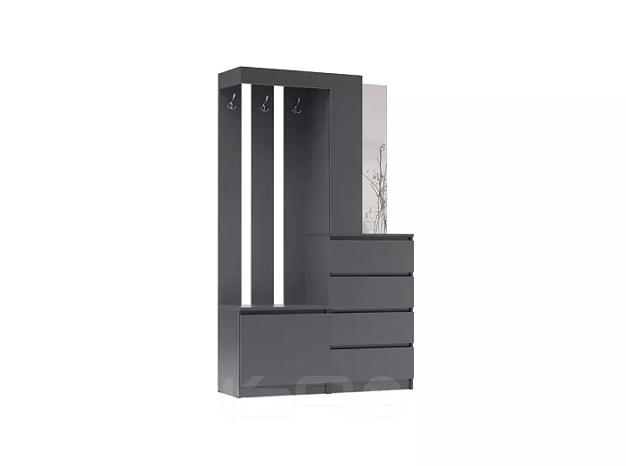 Прихожая Челси (Графит, графит)