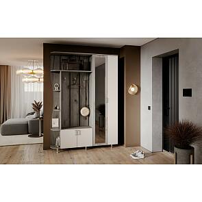 Прихожая Лика № 1 1,5 м (Кашемир, Дуб Крафт серый)