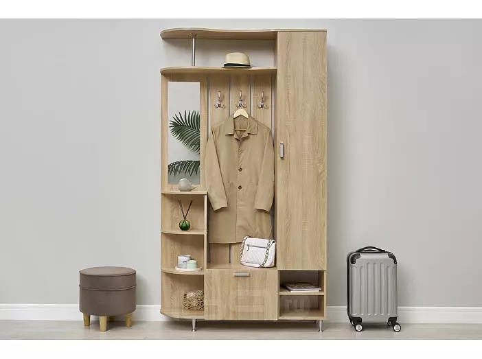 Прихожая Лика № 2 1,2 м (Дуб Сонома, Дуб Сонома)