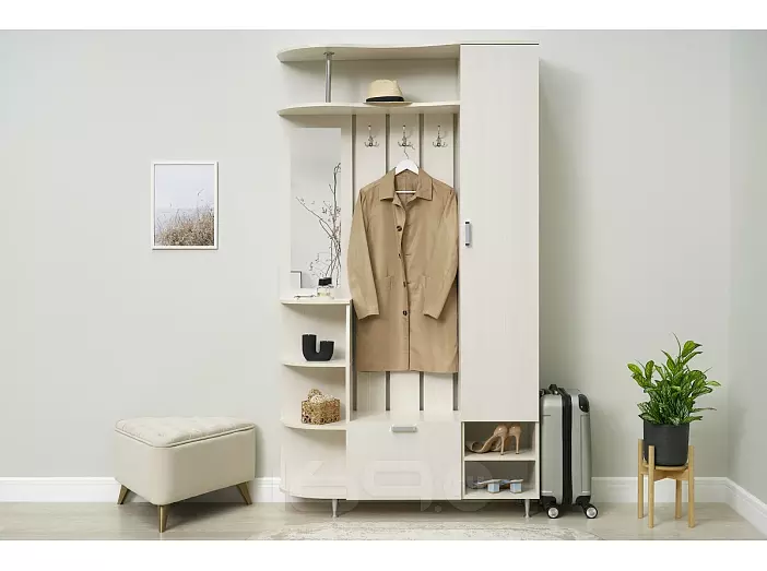 Прихожая Лика № 2 1,2 м (Сандал светлый)