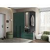 Прихожая Норд (Изумрудный (КРОМКА ГРАФИТ), Графит)
