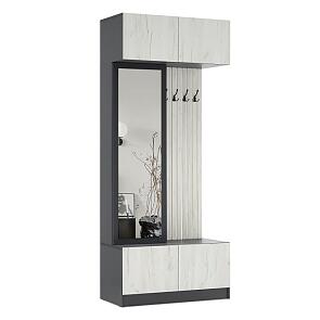 Прихожая Роджина (Дуб Крафт Белый, Графит)