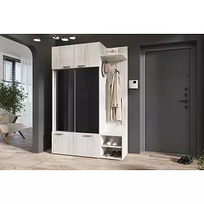 Прихожая Стелла (Дуб Крафт Белый)