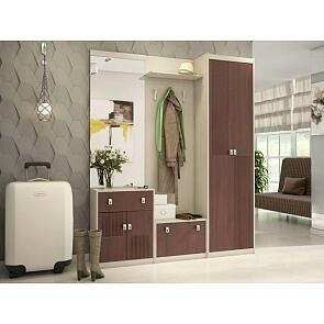 Прихожая Шейла Мирт/Дуб беленый