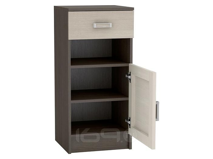 Тумба Лофт ТБ-120 с ящиком Cappuccino Veralinga-Венге