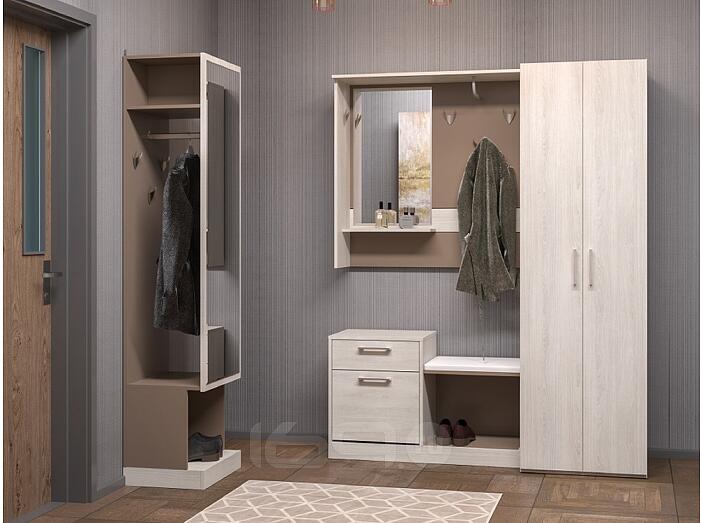 Прихожая Бритни-01 Ясень анкор/Латте