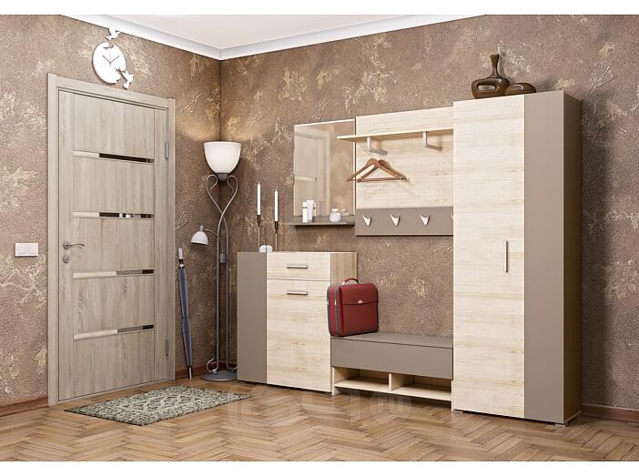 Прихожая Чили Бук Песочный/Латте