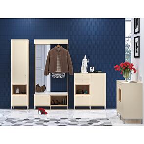 Прихожая Кейптаун-01 Гикори Рокфорд натуральный/Песочный