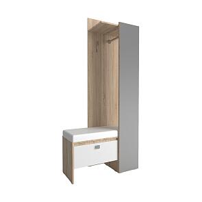 Прихожая КЕНТ (модуль) Дуб Сонома/Белый 73090146