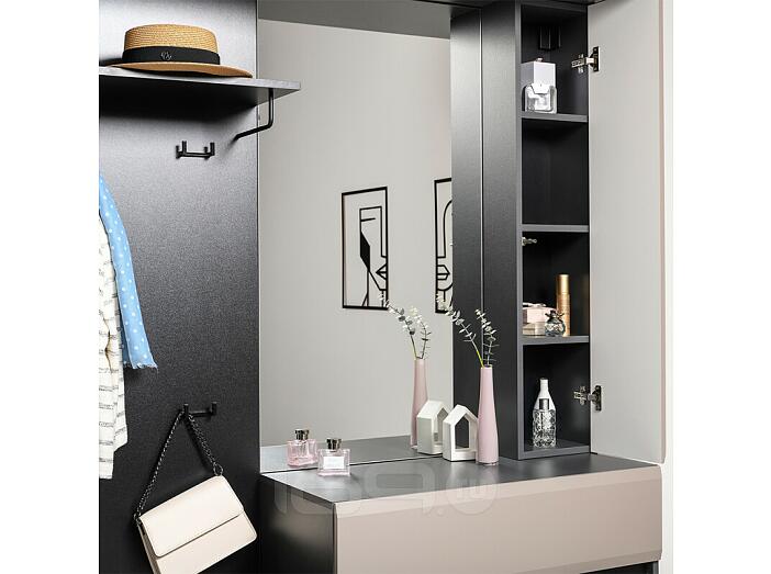 Сидней Зеркало 17.12 Антрацит 0164