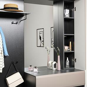 Сидней Зеркало 17.12 Антрацит 0164