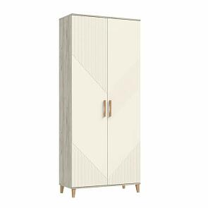 Шкаф 900x414x2100 Ирис Кашемир/дуб крафт серый МДФ