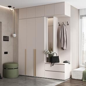 Норд прихожая 2 Кашемир/Кашемир 2000*510*2654