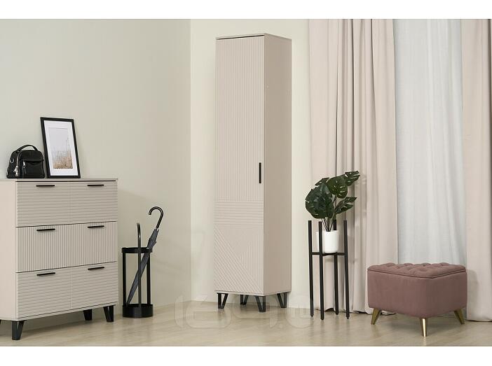 Шкаф 432x414x2130 Флэш Кашемир/кашемир МДФ