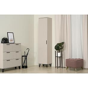 Шкаф 432x414x2130 Флэш Кашемир/кашемир МДФ