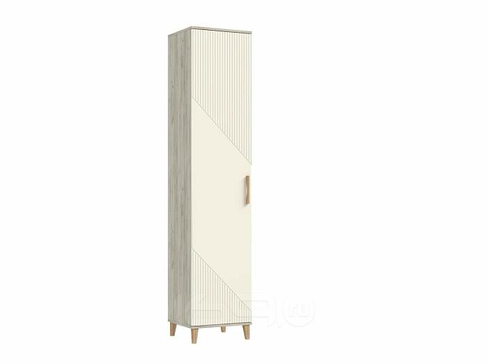 Шкаф 450x414x2100 Ирис Кашемир/дуб крафт серый МДФ