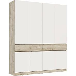 Шкаф 1998x520x2400 Роджина Кашемир, Дуб Крафт серый/дуб крафт серый ЛДСП