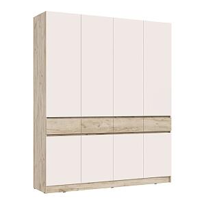 Шкаф 1998x520x2400 Роджина Кашемир, Дуб Крафт серый/дуб крафт серый ЛДСП