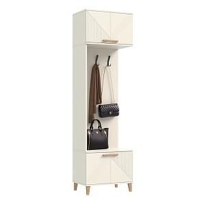 Шкаф 600x410x2130 Флэш Кашемир/кашемир МДФ